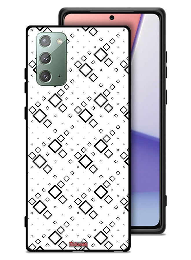 Tolwak Samsung Galaxy Note 20 Protective Case Cover Square Abstract Digital Art - Image 1