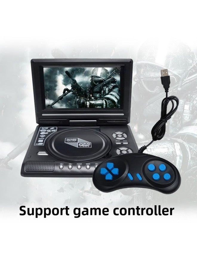 3C Children Learning TV EVD Player VCD Reader Portable Take-out Mobile DVD-Body Color:Black British Standard  - Image 5