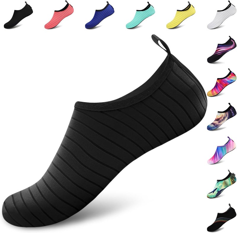 VIFUUR Water Sports Shoes Barefoot Quick-Dry Aqua Yoga Socks Slip-on for Men Women - Image 1