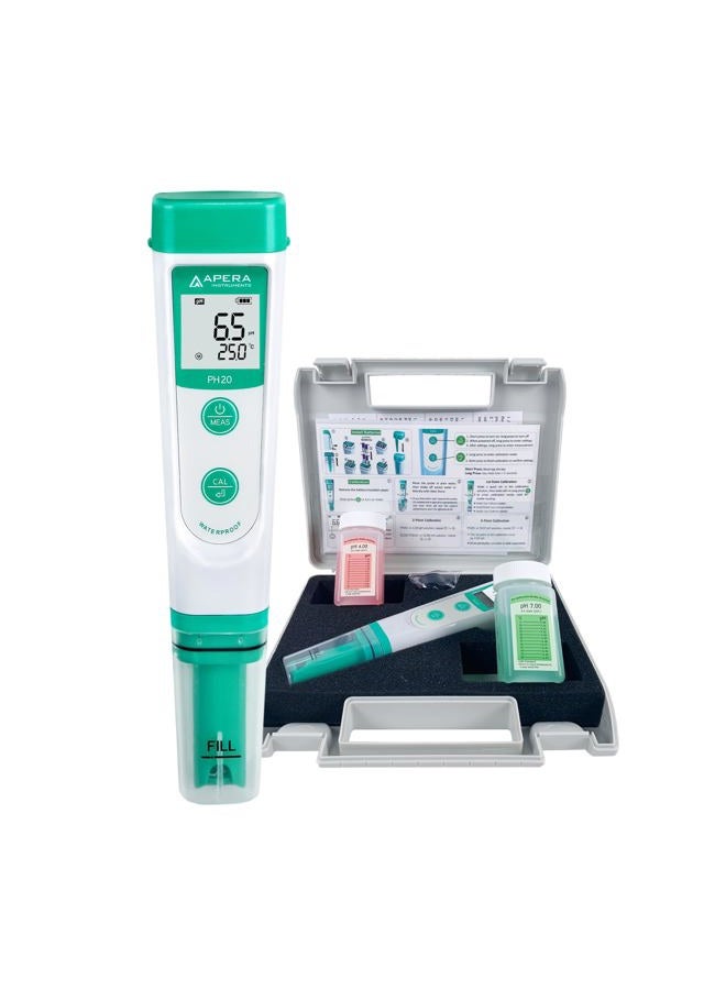 Apera Instruments AI209 Value Series PH20 Waterproof pH Tester Kit, ±0.1 pH Accuracy - Image 1