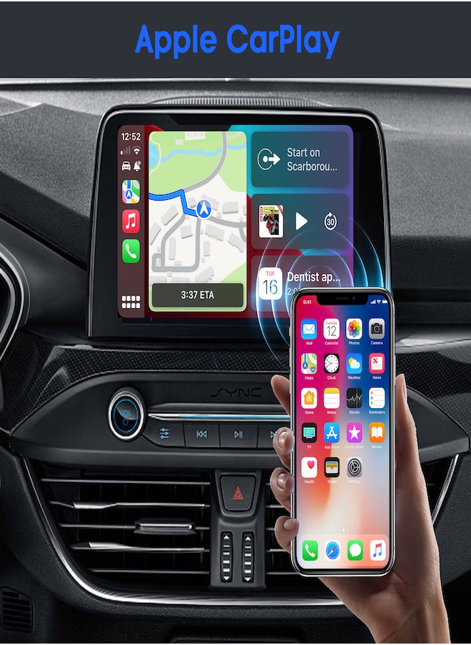 Phone Planet - Wireless CarPlay Adapter for iPhone Converts Wired CarPlay to Wireless 5GHz WiFi Bluetooth 5.0 Unleash the Potential of Your Car 2015+ Models - Image 1