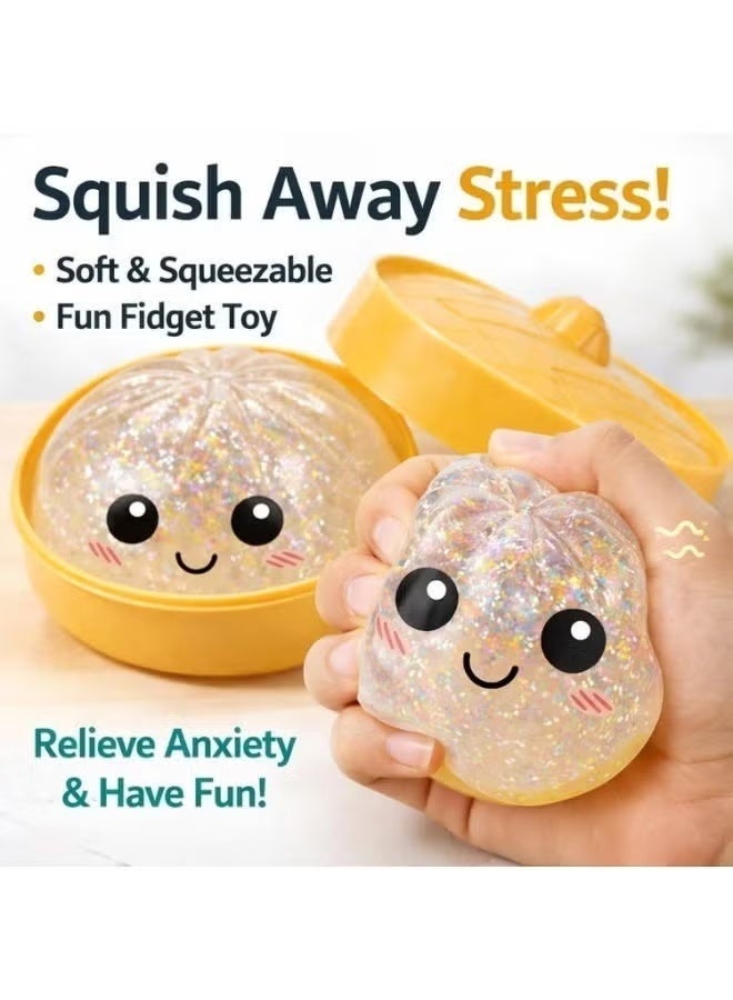 Dumpling Shaped Stress Reliever Squeeze Toy - Image 4