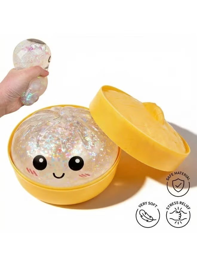 Dumpling Shaped Stress Reliever Squeeze Toy - Image 2