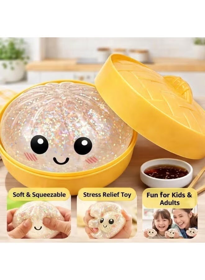 Dumpling Shaped Stress Reliever Squeeze Toy - Image 5