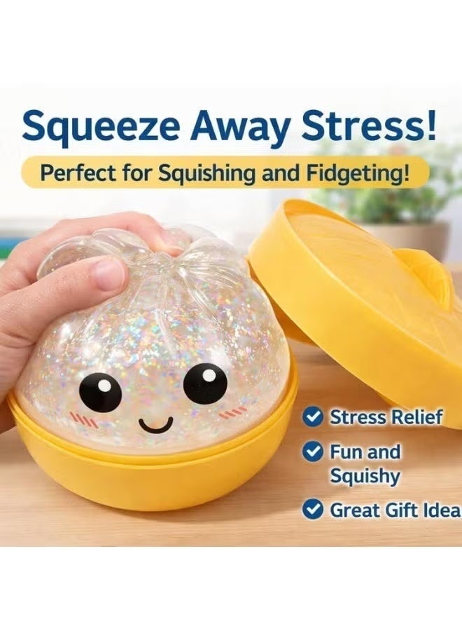 Dumpling Shaped Stress Reliever Squeeze Toy - Image 3