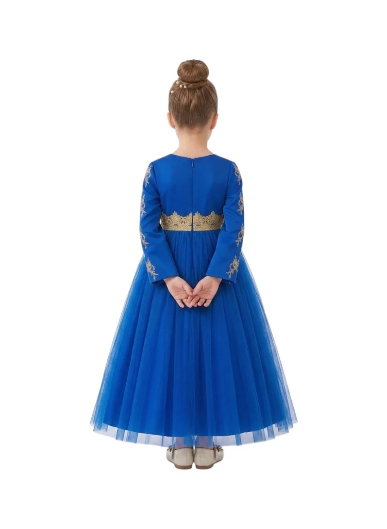 Bidani  Starry Night Gold-Leaf Tulle Dress for Women | Best Price UAE