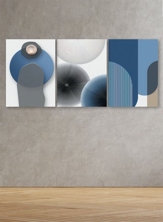لوحة جدارية فنية لتزين الحائط بتصميم تجريدي ، ثلاث قطع ،مقاس120X60سم - pzsku/Z57F4FE48964F6AEA3A79Z/45/_/1668581369/301c9376-98d2-4fad-910d-b8ab3c392deb