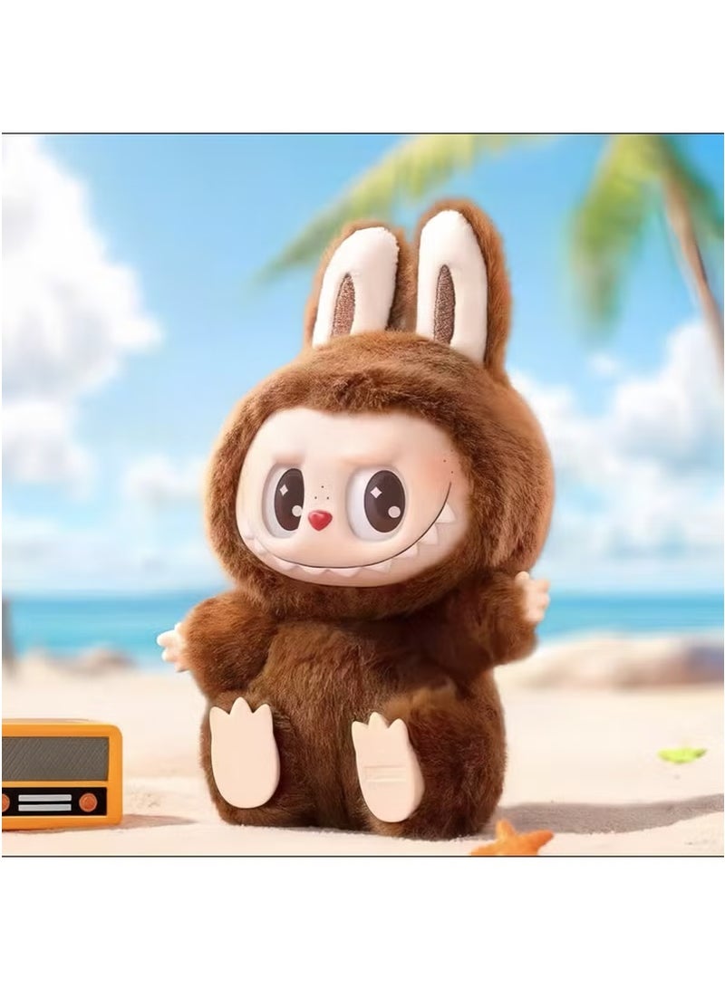 LABUBU Doll Pendant Labubu 2rd Generation Macaron Vinyl Plush Doll 17cm,Perfectly Matched With Labubu's Clothing (Hidden Model DUODUO)  - Image 2