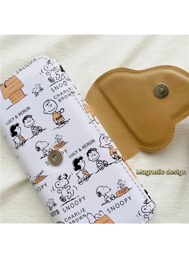 Snoopy Themed Long Wallet Super Cute Highly Practical with Adorable Prints Absolutely Perfect for Devoted Peanuts Fans - Image 4