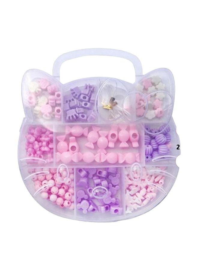 Rally Small Colorful Beads Set DIY Bracelet Jewelry Bead Making Set Toy For Girls 