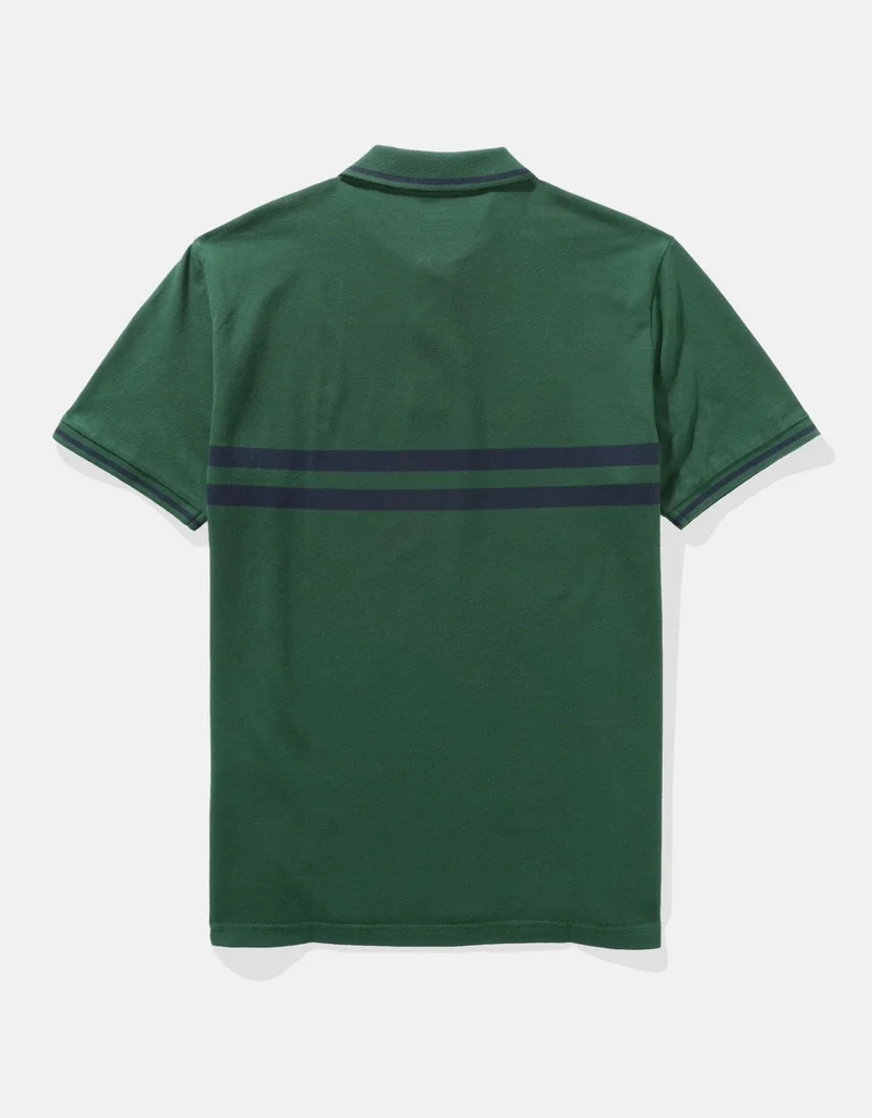 American Eagle AE Striped Polo Shirt