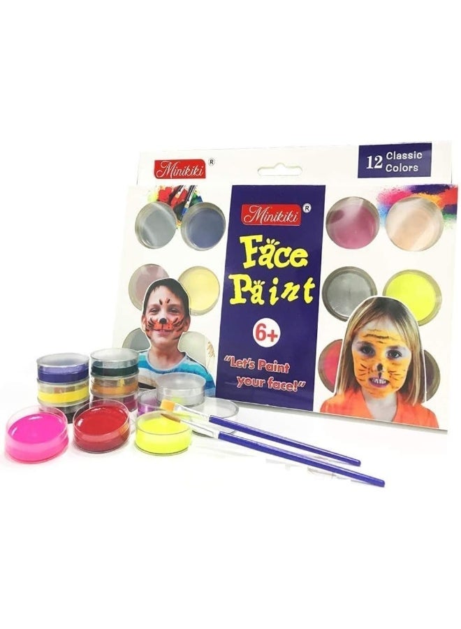 Minikiki Body Paint, 12 Cols