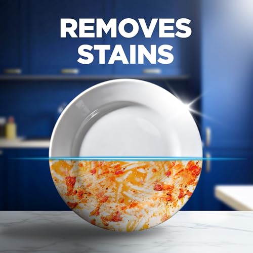 Finish Gel Liquid Dishwasher Detergent, Advanced Deep Cleaning Power Dish Soap, Fights Tough Stains, Dishwasher Soap, Plastic-Free & Septic Safe Dish Detergent, Lemon Scent, 75oz - Image 3