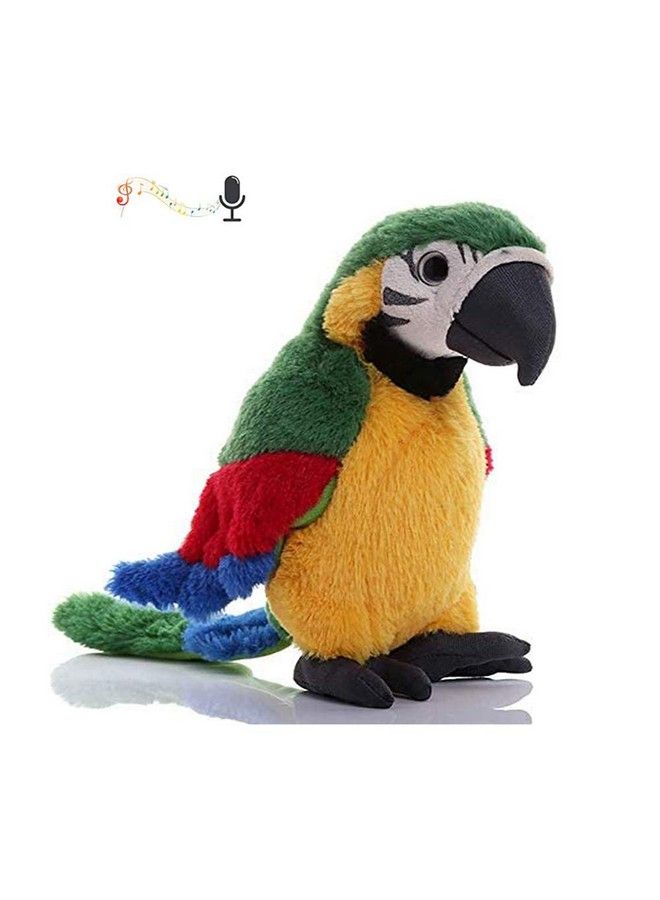 Ylucky Talking Parrot Speaking Parrot Record Repeats Toy Talking Stuffed Animal Waving Wings Interactive Plush Toy Kid Birthday Gift - Image 2