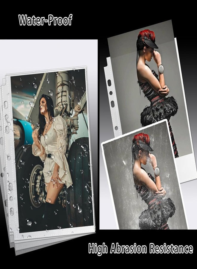AZATUS 20 Pack Sheet Protectors 5.5x8.5"Photocard Sleeves for 6 Ring A5 Binder, A5 Binder 6 Ring (40 Pockets) - Image 5