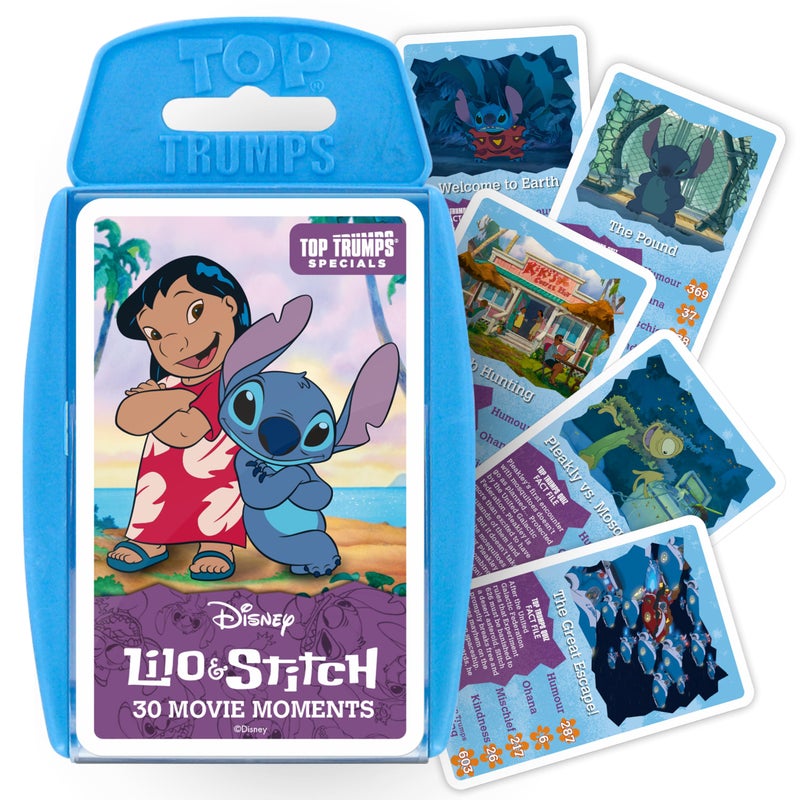 Top Trumps Card Game Lilo and Stich Moments Family Games for Kids and Adults for 2 Players Kid Cards War for Families for 6 - Image 2