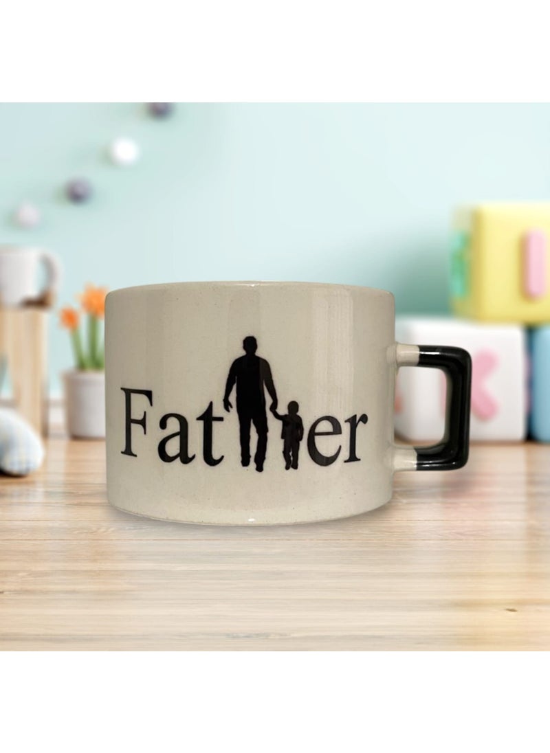 Game Fruy Father Double Sided Written Mug (Black Handle)  - Image 2