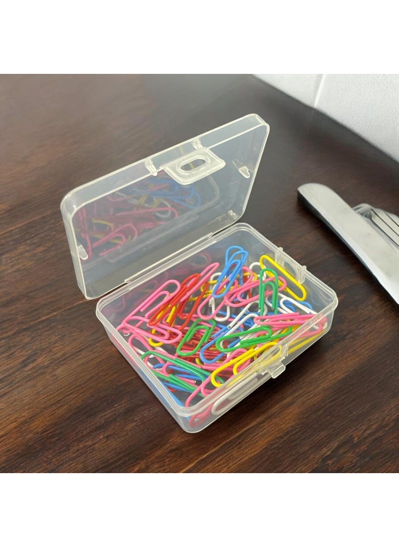 URBAA URBAA Plastic Storage Box Set 25 Pieces Clear Containers with Locking Lids 1 Big Container with 24 Small Boxes for Jewellery Pins and Beads  - Image 4