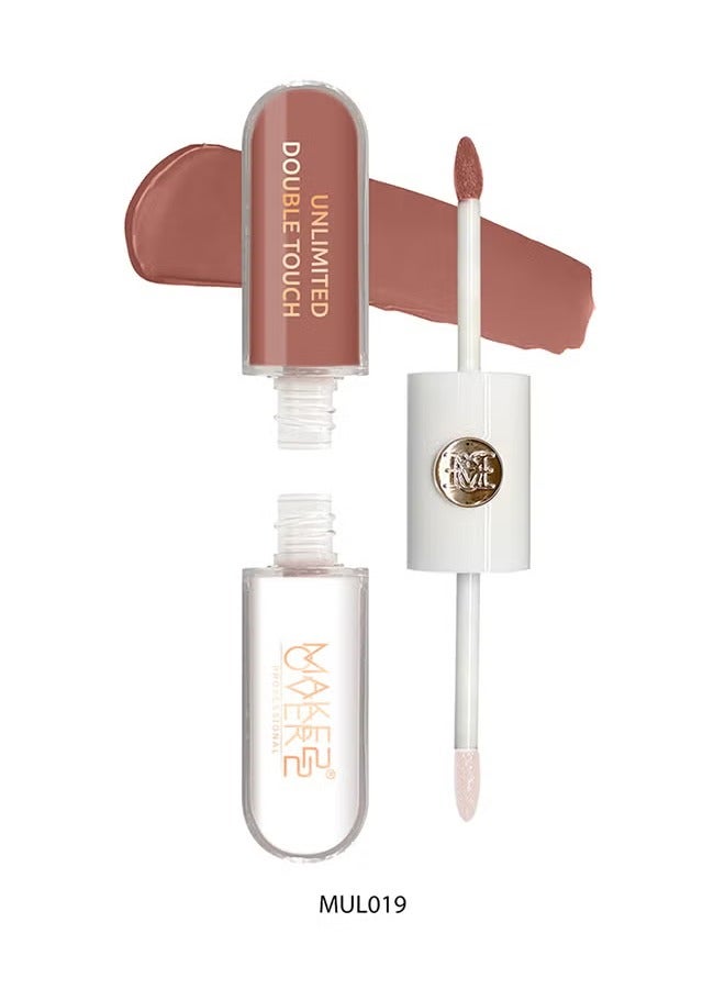 MAKE OVER 22 Unlimited Double Touch Lipgloss-MUL019 - Image 1