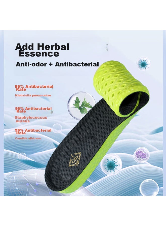 A Fish Antibacterial And Odor-resistant Insoles For Men And Women, Sports Footwear With Comfortable Cushioning, High Elasticity, Breathable, Sweat-absorbing, And Long-standing Comfort - Image 4