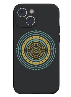 Theodor Protective Slim Fit Case Liquid Silicone Cover with Full Body Protection Anti-Scratch Shockproof Case For iPhone 13 Black  - Mode special copy  - Image 1