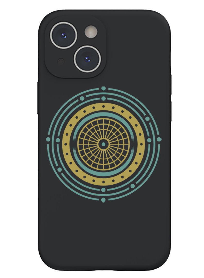 Theodor Protective Slim Fit Case Liquid Silicone Cover with Full Body Protection Anti-Scratch Shockproof Case For iPhone 13 Black  - Mode special copy  - Image 1