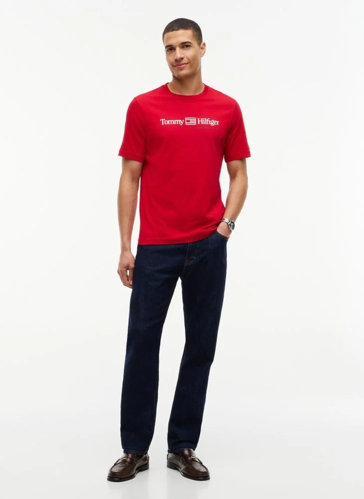 Tommy Hilfiger  Logo Jersey Crew Neck T-Shirt for Men | Best Price UAE