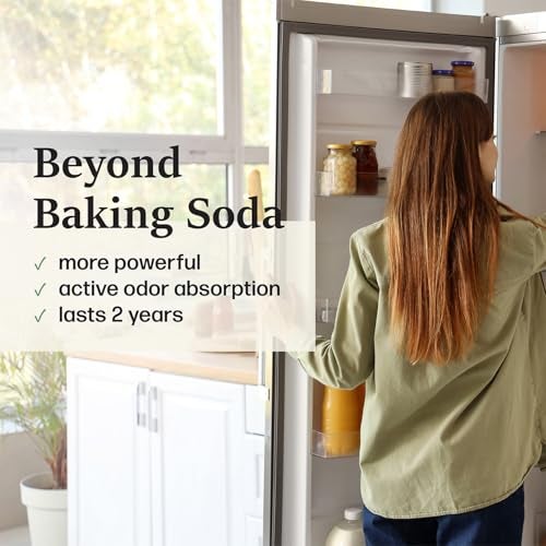 MOSO NATURAL Fridge Deodorizer, Keeps Your Refrigerator and Freezer; Fresh, Dry and Odor Free For Up To Two Years. 75gm, Long Lasting Charcoal Bag|Lasts up to 2 years! |More Powerful than Baking Soda - Image 3