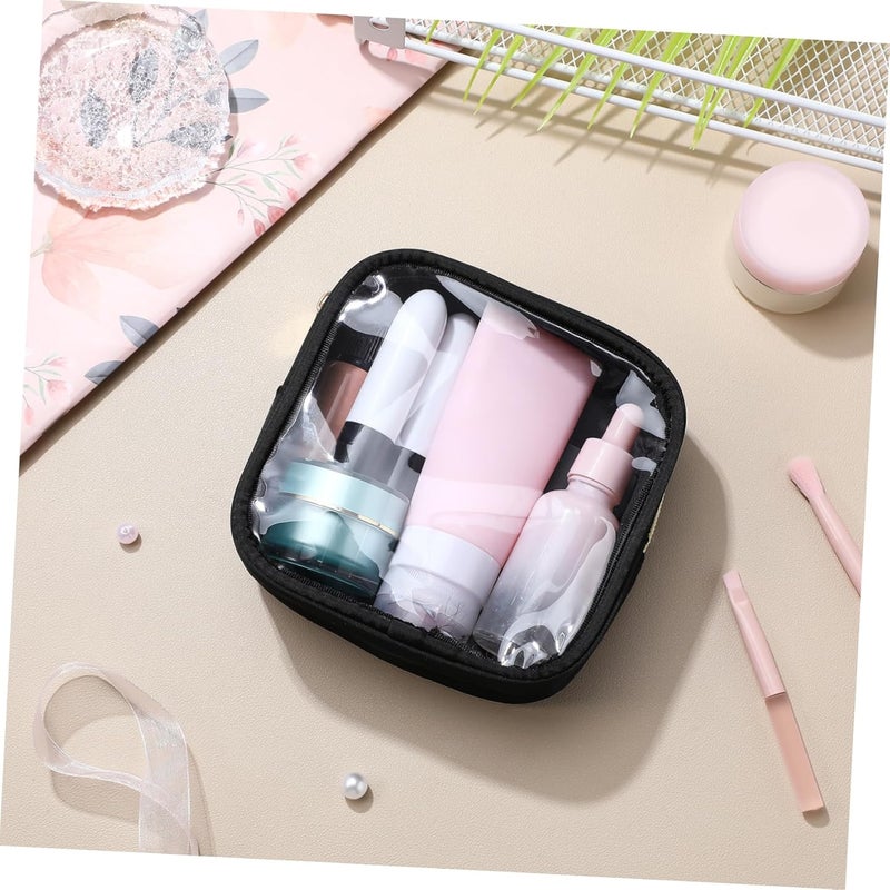 Makeup Organizer Pouch Mini Toiletry Bag Zipper Portable Cosmetics Bag for Women - Image 3