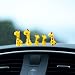 Zsynka 5PCS Giraffe Car Interior Accessories for Dashboard Decorations Rearview Mirror Decorfor Car Home Garden Office Computer Monitor Figurines DecorGiraffe Gifts for Women Girl Men - Image 2