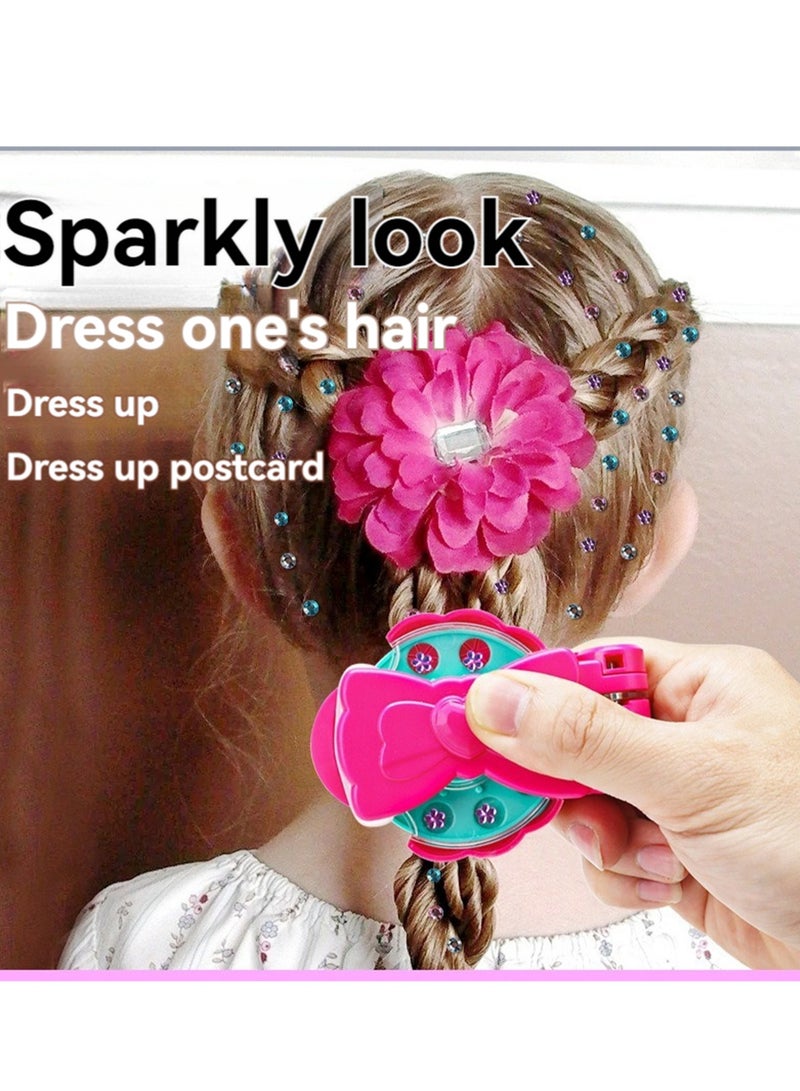 120pcs Diamond Headband Hair Clip Shiny Hair Styling Tools Hair Accessories Diamond Stickers - Image 2