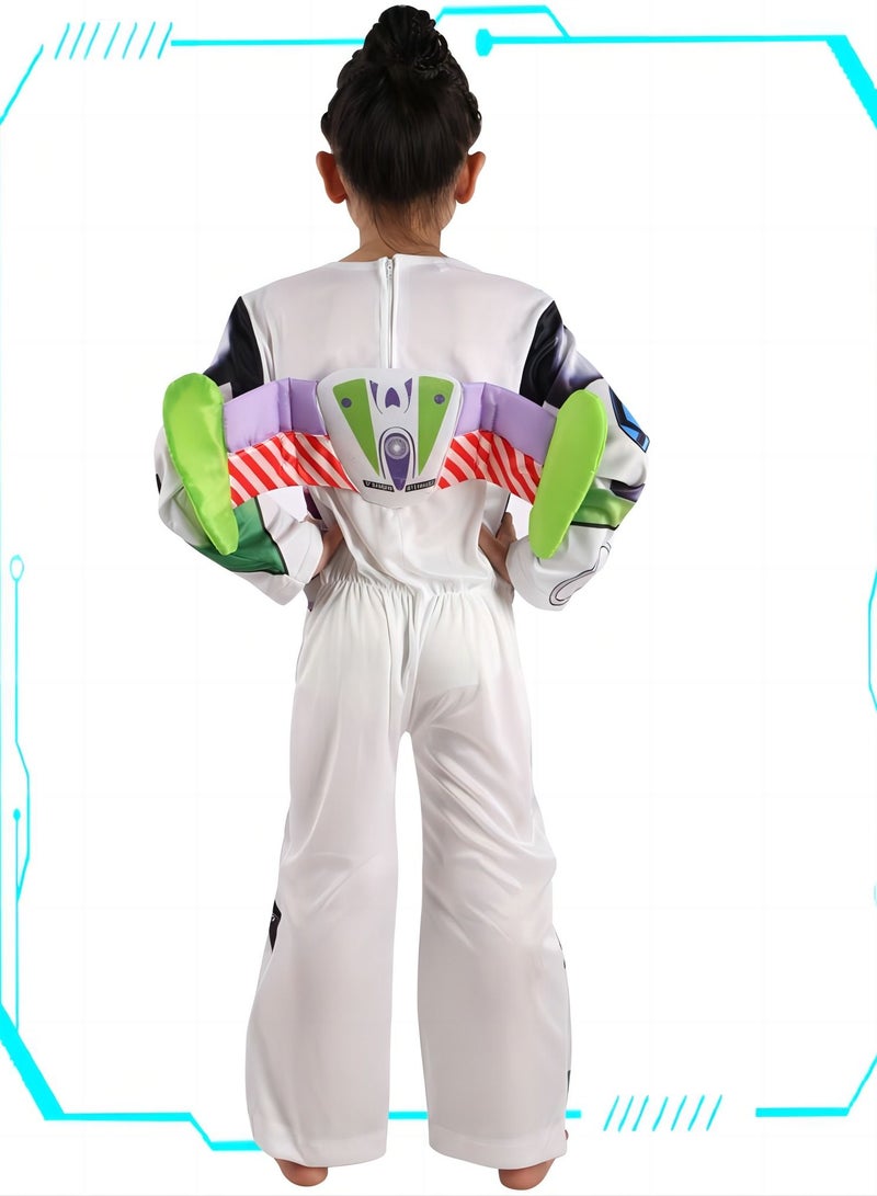 Classic Buzz Lightyear Costume Children, Astronaut Costume Children, Toy Story Costume for Boys, Cosplay Halloween Costume Robot Birthday Carnival Child Costume - Image 4