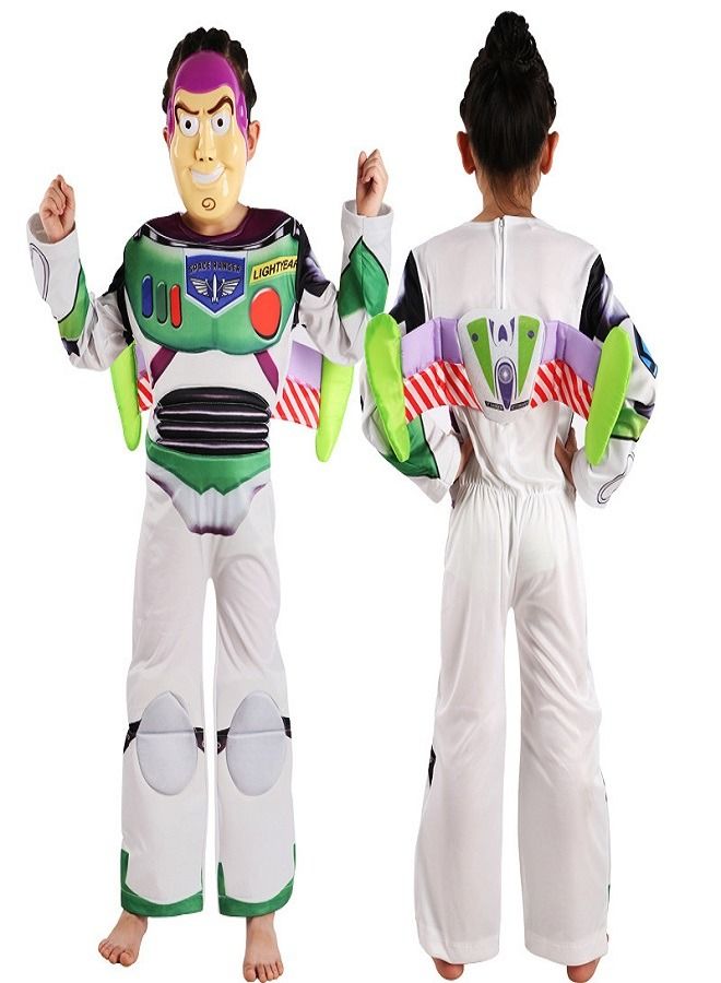 Classic Buzz Lightyear Costume Children, Astronaut Costume Children, Toy Story Costume for Boys, Cosplay Halloween Costume Robot Birthday Carnival Child Costume - Image 5