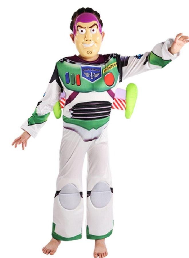 Classic Buzz Lightyear Costume Children, Astronaut Costume Children, Toy Story Costume for Boys, Cosplay Halloween Costume Robot Birthday Carnival Child Costume - Image 2