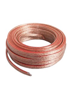 Duravel Speaker Wire Cable, 2-Conductor, Transparent (10 METER, 1.5MM)  - Image 1