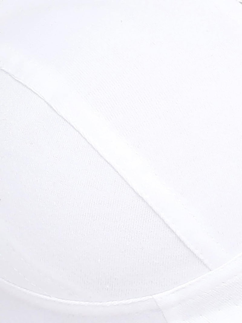 Clovia Women's Cotton Rich Non-Padded Non-Wired T-Shirt Bra (BR0184P18_White_38D) - Image 3