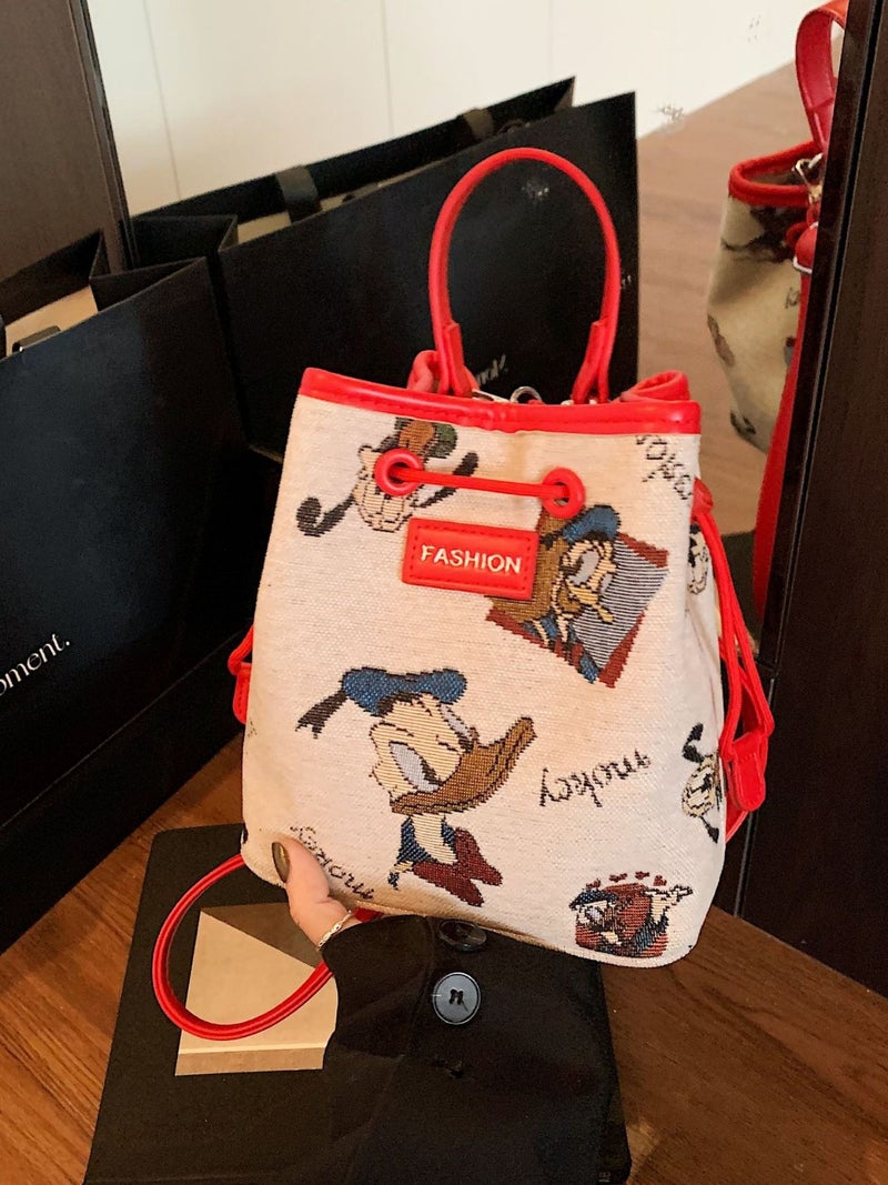 High-End Bags For Women Fashion Casual Small Bags, Fashionable And Versatile Satchel Bucket Bags, Single Shoulder Crossbody Bags - Image 4