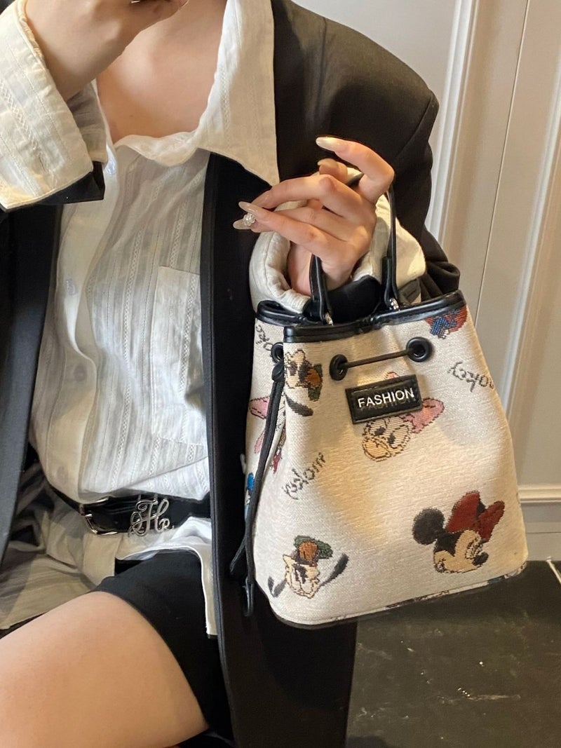High-End Bags For Women Fashion Casual Small Bags, Fashionable And Versatile Satchel Bucket Bags, Single Shoulder Crossbody Bags - Image 2