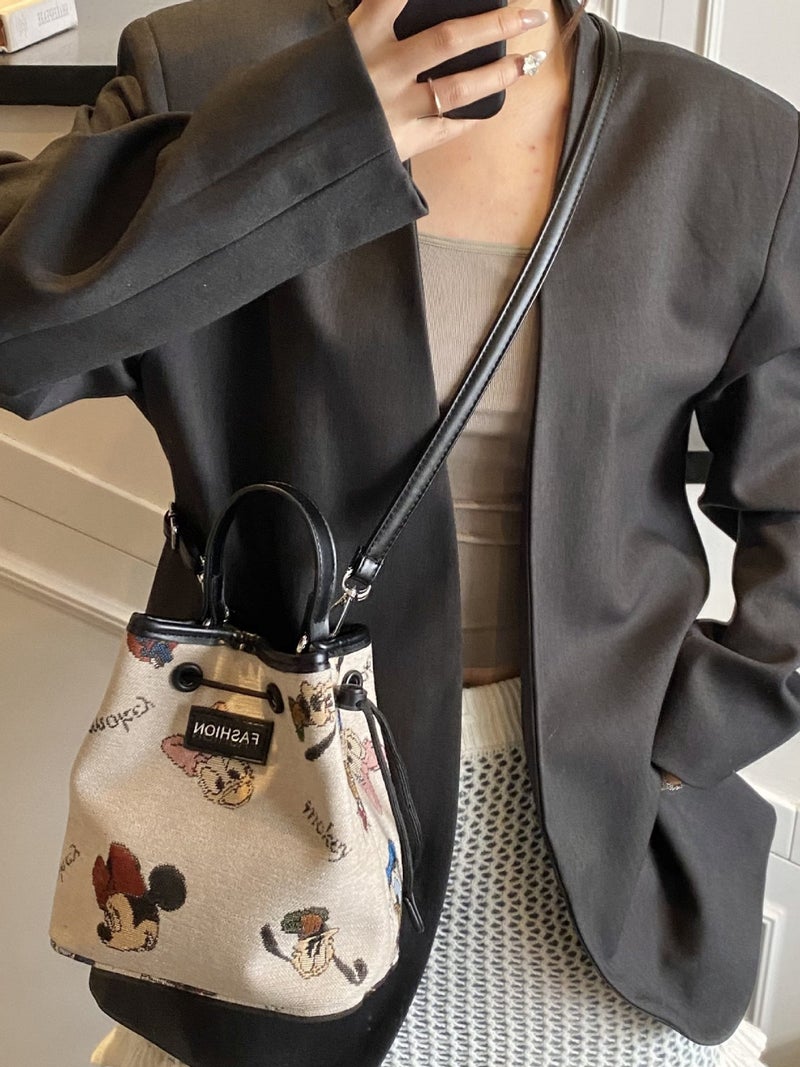 High-End Bags For Women Fashion Casual Small Bags, Fashionable And Versatile Satchel Bucket Bags, Single Shoulder Crossbody Bags - Image 3