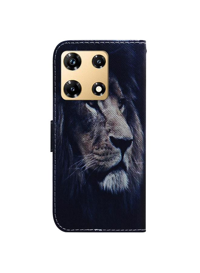 Zaboon Case For Infinix Note 30 Pro Coloured Drawing Flip Leather Phone Case - Image 3