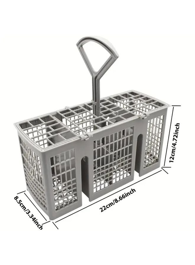 سلة أدوات غسالة الصحون الرمادية العالمية حاملة الأواني المتوافقة مع بوش وكينمور وويرلبول - Image 1