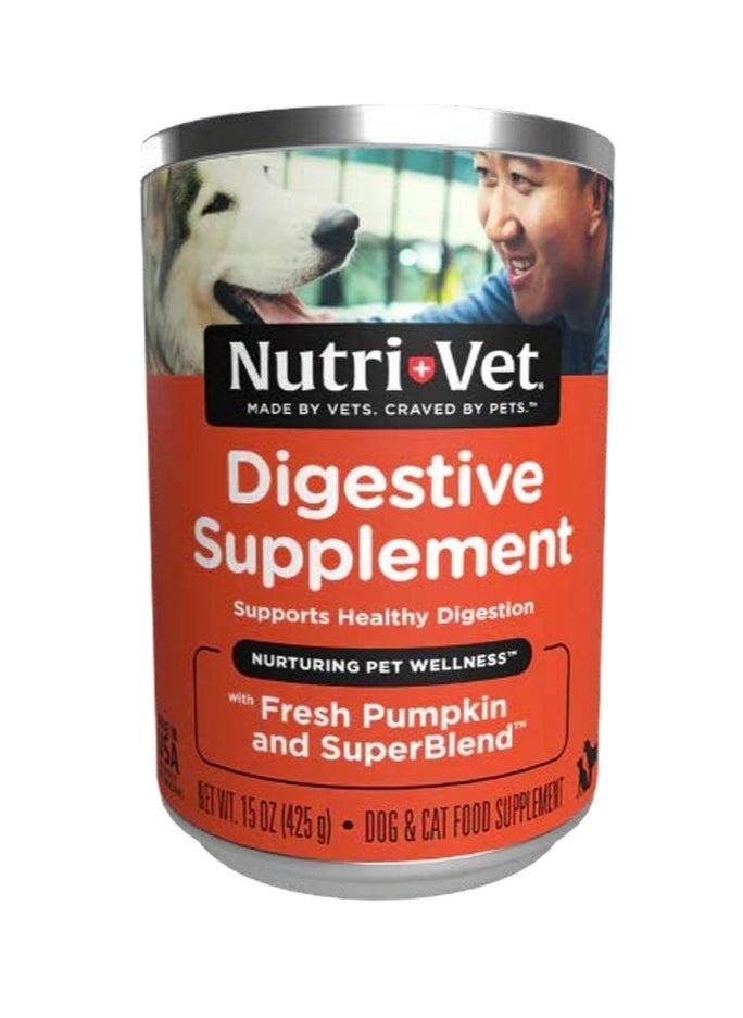 NUTRI FIT Nutri-Vet Digestive Supplement with Pumpkin 425g 