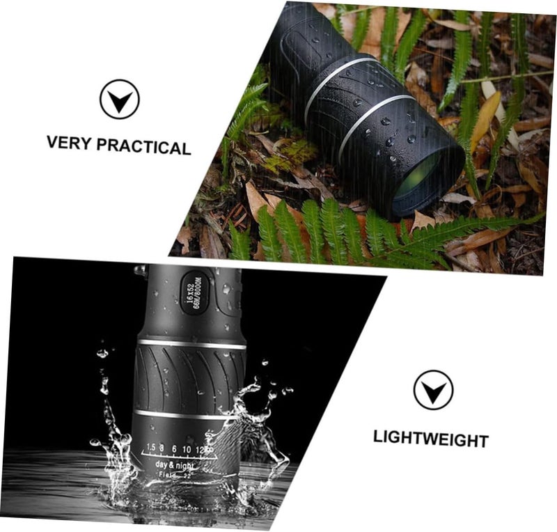 Gatuida High Definition Monocular Telescope for Outdoor Use Portable Night Vision Scope with Clear Stable Viewing Lightweight Compact Design for Travel Camping Bird Watching - Image 1