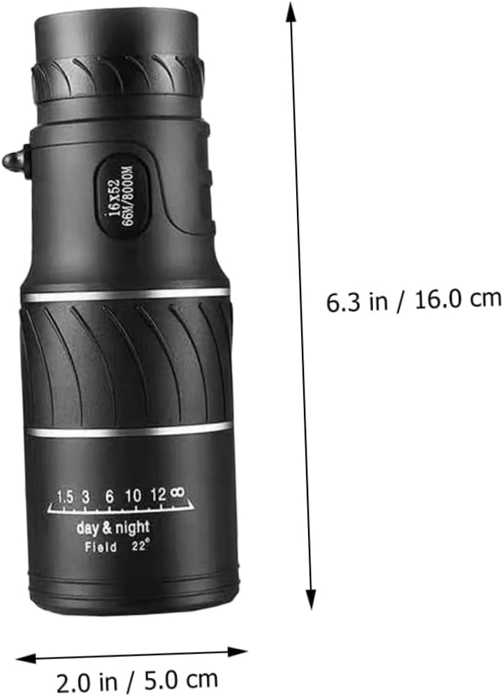 Gatuida High Definition Monocular Telescope for Outdoor Use Portable Night Vision Scope with Clear Stable Viewing Lightweight Compact Design for Travel Camping Bird Watching - Image 4