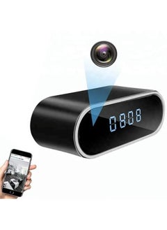 Mini Camera Clock 4K Ultra HD Clarity Wi-Fi Connection & Real-Time Viewing  Night Vision Smart Motion Detection Discreet Home Security Baby Pet Nanny Camera No Audio