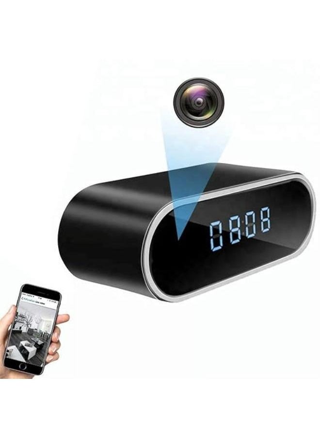Executive LLC Mini Camera Clock 4K Ultra HD Clarity Wi-Fi Connection & Real-Time Viewing  Night Vision Smart Motion Detection Discreet Home Security Baby Pet Nanny Camera No Audio  - Image 1