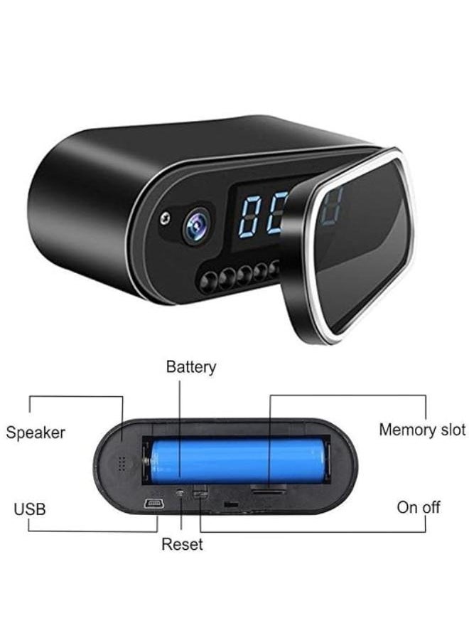 Executive LLC - Mini Camera Clock 4K Ultra HD Clarity Wi-Fi Connection & Real-Time Viewing  Night Vision Smart Motion Detection Discreet Home Security Baby Pet Nanny Camera No Audio - Image 1