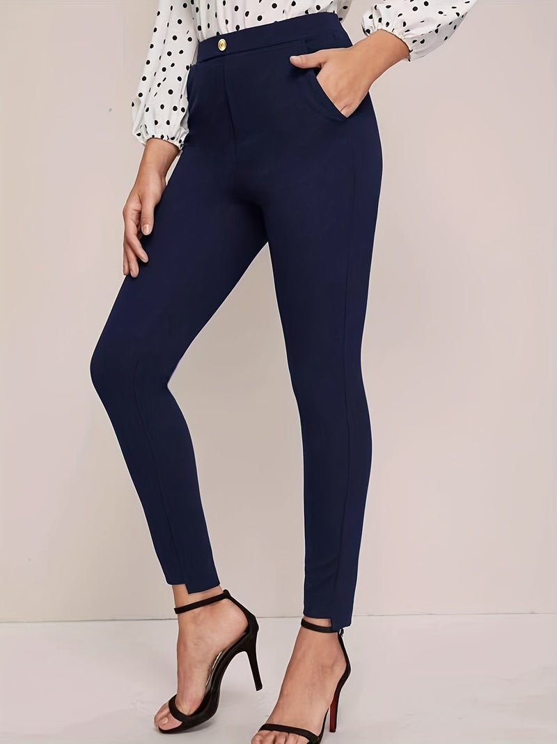 Directional New Temperament Commuter Ladies Slim Slim Pants-Y478 - Image 1