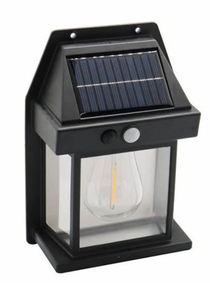 Sun Power 2W Solar Wall Light with Warm LED, Motion Sensor, Durable ABS Body – Outdoor Security and Decorative Lighting - Image 1