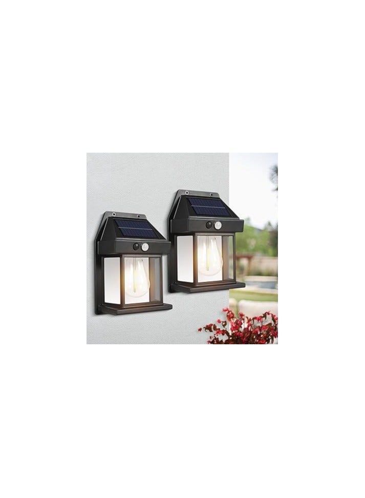 Sun Power 2W Solar Wall Light with Warm LED, Motion Sensor, Durable ABS Body – Outdoor Security and Decorative Lighting - Image 4